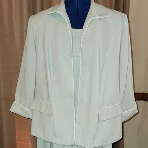 Draper's and Damon's 2pc Mint Green Suit 16W